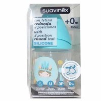 Comprar Suavinex Biberon PC T Silicona Redonda 3 Posiciones 150ml a precio online