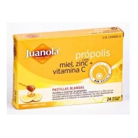 Comprar Juanola Propolis Miel Zinc Vitamina C 24 Pastillas a precio online