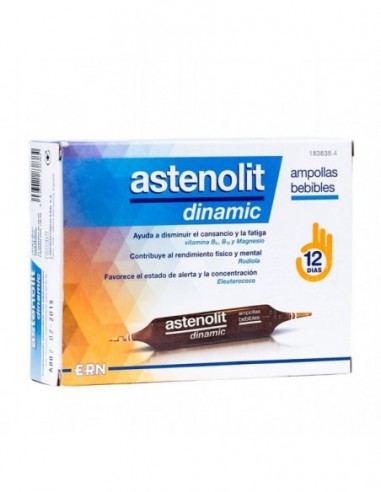 Comprar Astenolit Dinamic 12 Ampollas bebibles a precio online