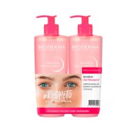 Comprar Bioderma Pack Duplo Sensibio Gel Moussant 500ml a precio online