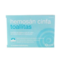 Comprar Hemosan Cinfa 12 Toallitas a precio online