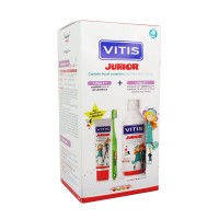 Comprar Vitis Junior Pack Colutorio 50ml + Gel Dentifrico 75ml + Cepillo a precio online