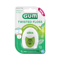 GUM TWISTED FLOSS SEDA CON CERA 1 UNIDAD 30 M