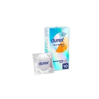 DUREX INVISIBLE XL PRESERVATIVOS 10 UNIDADES