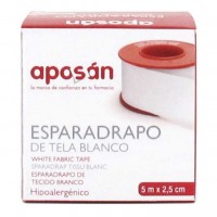 Comprar Aposan Esparadrapo Tela 5m X 2,5cm Color Blanco a precio online