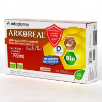 Comprar Arkoreal Jalea Real Forte Plus Sin Azucar 1500mg 20 Ampollas a precio online