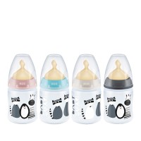 Comprar Nuk Biberon Fc + Pp Latex Baby Safari 0-6 M 150 ml a precio online