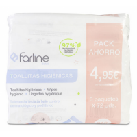 Comprar Farline Toallitas Bebe Tri-Pack a precio online