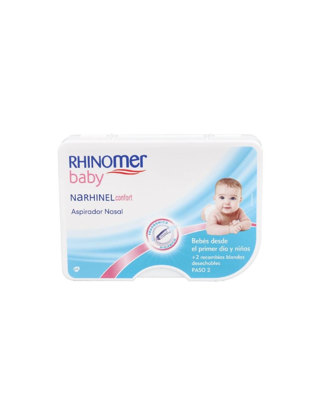 Rhinomer Baby Aspirador Nasal + 2 recambios blandos desechables