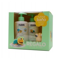 ISDIN BABYNATURALS RUTINA BAÑO GEL CHAMPU 400ML + LOCION CORPORAL 400ML + TORTUGA BAÑO REGALO