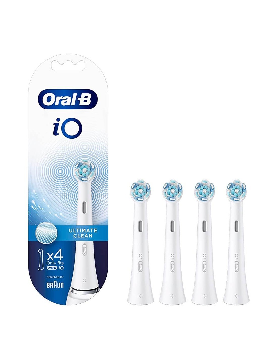 Oral-B iO Ultimate Clean Recambios para Cepillo de Dientes Eléctrico, Pack  de 2 Cabezales - Originales : : Salud y cuidado personal