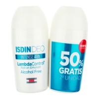 ISDIN DEO INTENSE 48H DUPLO LAMBDA CONTROL ROLL ON EMULSION SIN ALCOHOL 2 X 50ML