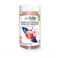 ARKOPHARMA SUEÑO REPARADOR GUMMIES  60 CARAMELOS DE GOMA SABOR FRAMBUESA