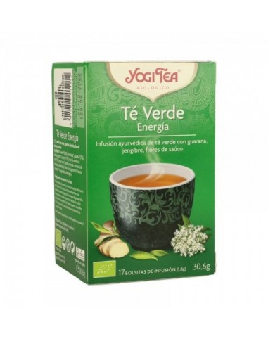 YOGI TEA Té Verde Energía 17 Bolsitas