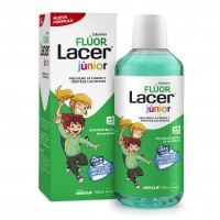 FLUOR LACER JUNIOR ENJUAGUE BUCAL DE USO DIARIO  1 ENVASE 500 ML SABOR MENTA