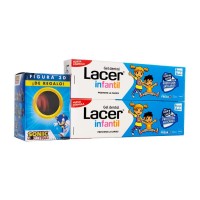 LACER INFANTIL GEL DENTAL DUPLO FRESA 2 X 75ML