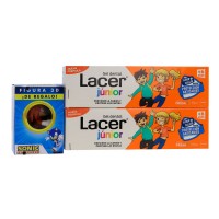 LACER JUNIOR DUPLO GEL DENTAL FRESA 2 X 75ML