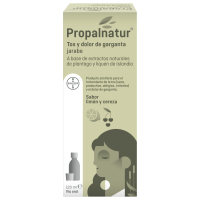 PROPALNATUR TOS Y DOLOR DE GARGANTA  1 BOTELLA 120 ML JARABE SABOR LIMON Y CEREZA