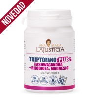 TRIPTOFANO PLUS CON ASHWAGANDHA + RHODIOLA Y MAGNESIO ANA MARIA LAJUSTICIA 60 COMPRIMIDOS