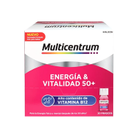 MULTICENTRUM ENERGIA & VITALIDAD 50+  30 FRASCOS 7 ML SABOR FRAMBUESA