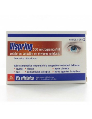 VISPRING 500 MICROGRAMOS/ML COLIRIO...