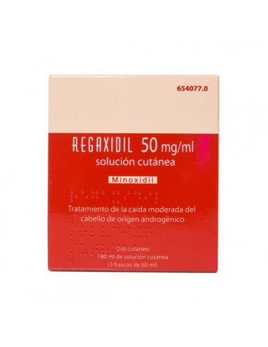 REGAXIDIL 50 MG/ML SOLUCION CUTANEA 3...