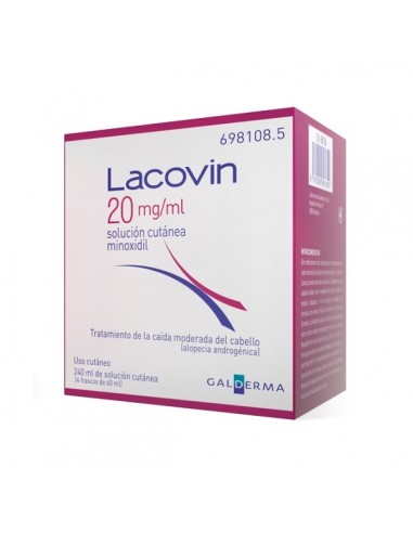 LACOVIN 20 MG/ML SOLUCION CUTANEA 4...