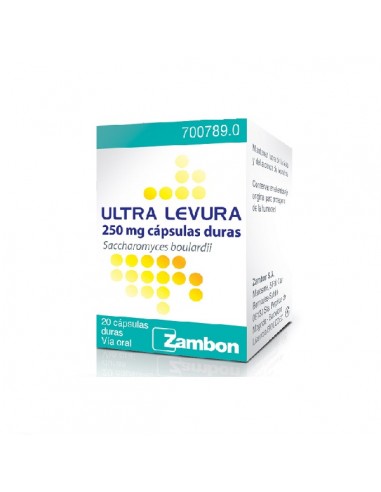 ULTRA-LEVURA 250 MG 20 CAPSULAS (FRASCO)