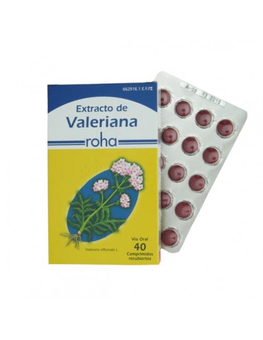 EXTRACTO DE VALERIANA ROHA 140 MG 40...