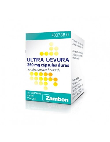 ULTRA-LEVURA 250 MG 10 CAPSULAS (FRASCO)