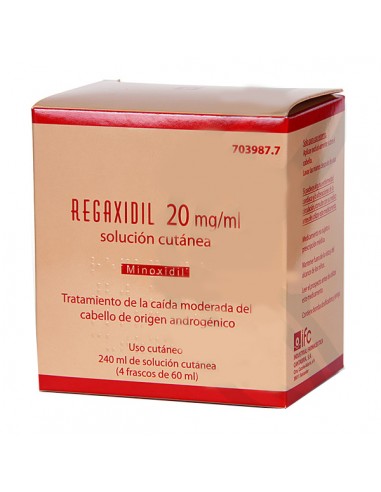 Regaxidil 20 Mg/Ml Solucion Cutanea 4...