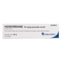 HEMORRANE 10 MG/G POMADA RECTAL 1 TUBO 30 G