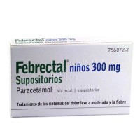 FEBRECTAL NIÑOS 300 MG 6 SUPOSITORIOS