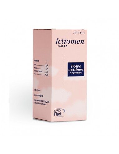 ICTIOMEN POLVO CUTANEO 1 FRASCO 50 G