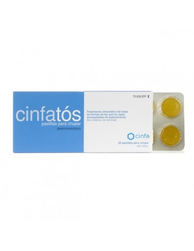 CINFATOS 10 MG 20 PASTILLAS PARA CHUPAR