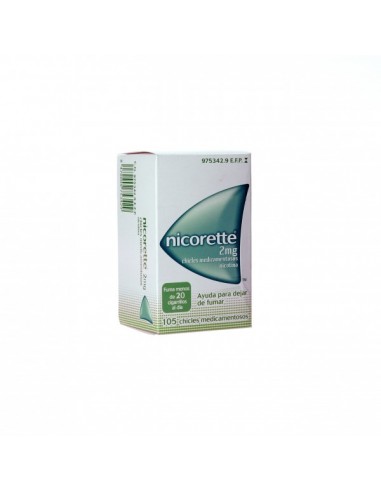 Nicorette 2 Mg 105 Chicles...