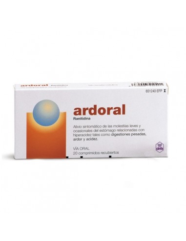 ARDORAL 75 MG 20 COMPRIMIDOS RECUBIERTOS