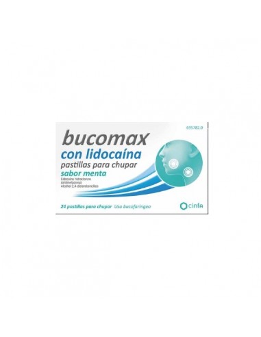 BUCOMAX CON LIDOCAINA 24 PASTILLAS...