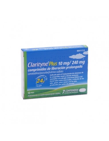 CLARITYNE PLUS 10 MG/240 MG 7...