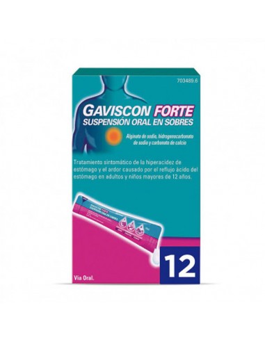 GAVISCON FORTE 12 SOBRES SUSPENSION...