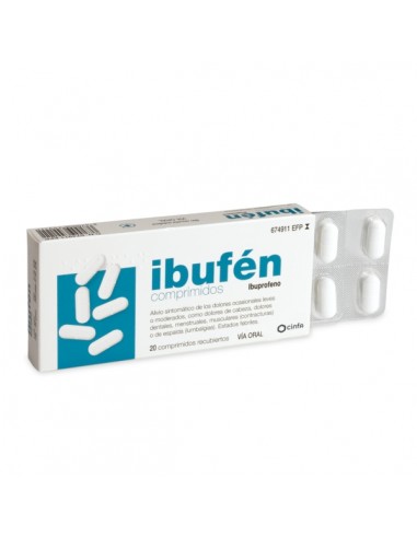 IBUFEN 400 MG 20 COMPRIMIDOS RECUBIERTOS