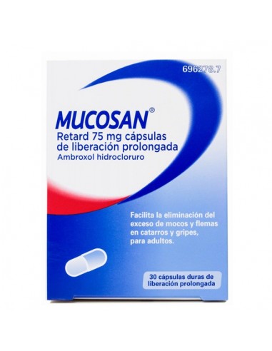 Mucosan Retard 75 Mg 30 Capsulas...