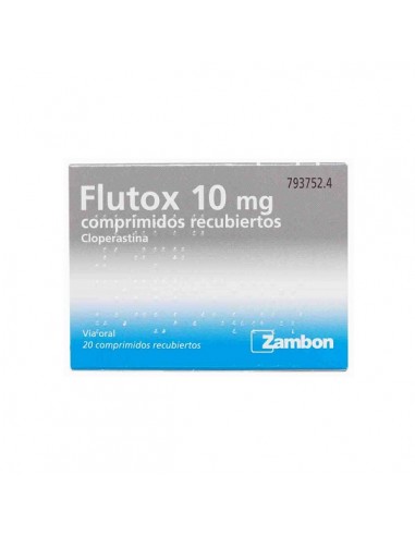 FLUTOX 10 MG 20 COMPRIMIDOS RECUBIERTOS