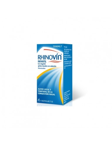 RHINOVIN KIDS 0,5 MG/ML GOTAS NASALES...