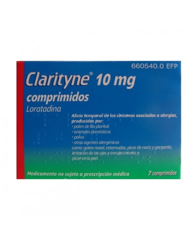 CLARITYNE 10 MG 7 COMPRIMIDOS