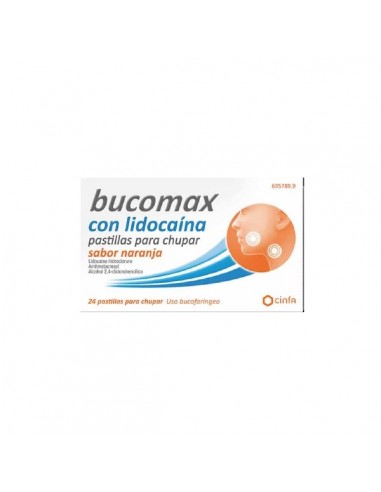 BUCOMAX CON LIDOCAINA 24 PASTILLAS...