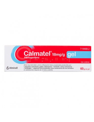 CALMATEL 18 MG/G GEL CUTANEO 1 TUBO 60 G