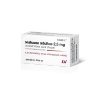 ORALSONE ADULTOS 2,5 MG 12 COMPRIMIDOS PARA CHUPAR