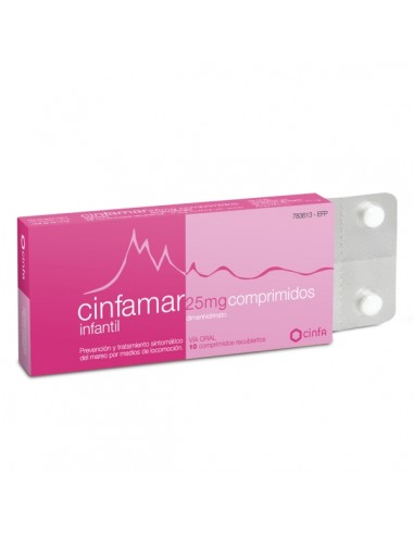 CINFAMAR INFANTIL 25 MG 10...