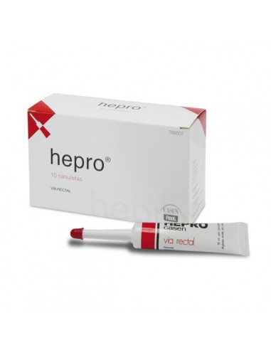 HEPRO POMADA RECTAL 10 CANULETAS 15 ML